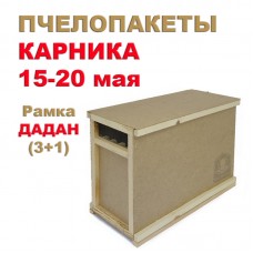 Пчелопакет Дадан (4 рамки) Карника, Крым, на 15-20 мая 2026 г.