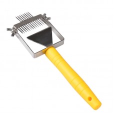 Вилка-культиватор UF13-3AP двухсторонний регулируемый с пластиковой ручкой (ширина 75 мм)