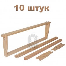 Рамка ЕВРО еловая 435x145 мм (Магазин) с отверстиями -10 штук