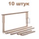 Рамка ЕВРО сосновая 435x230 мм (Рут) с отверстиями 10 штук