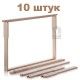 Рамка ЕВРО сосновая 435x300 мм (Дадан) с отверстиями 10 штук