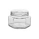 Банка стеклянная 6-тигранник (250 мл).